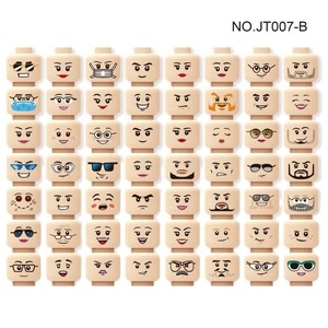 66 Piezas de Accesorios de Caras y Cabezas para Minifiguras MOC, Bloques de Construcción DIY para Niños - Product Image 2