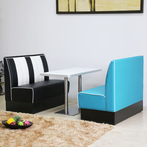 Conjuntos de Muebles Antiguos, Sofá de Cuero para Restaurante, Asientos de Cabina - Product Image 6