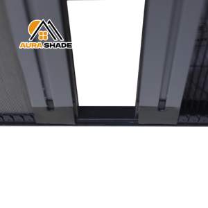 Porte-<span class=keywords><strong>moustiquaire</strong></span> plissée rétractable sans rail en aluminium, facile à utiliser, stores et volets rétractables - Product Image 4