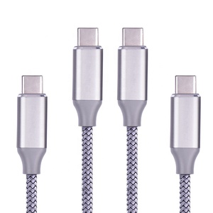 De alta velocidad trenzado de banco de potencia 1 <span class=keywords><strong>M</strong></span> 20 <span class=keywords><strong>V</strong></span>/5A los datos de tipo <span class=keywords><strong>C</strong></span> Usb 3,1 Cable - Product Image 4
