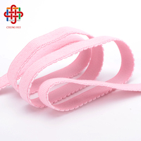 Picot à brosse latérale de 13mm de haute qualité, Excellent matériau doux pour la peau, grande élasticité, soutien-gorge rose, bande élastique