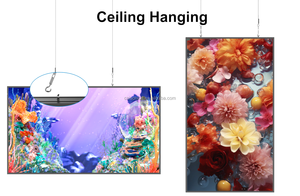 32 43 55 65 inç asılı <span class=keywords><strong>Lcd</strong></span> reklam ekranı yüksek parlaklık 1000-5000 Nits mağaza pencere ekran dijital tabela ve ekran - Product Image 4