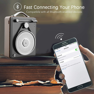 Loa Âm Thanh Nổi LP Nhà Máy Loa Bluetooth Mini Cổ Điển Di Động Âm Thanh Vide - Product Image 3