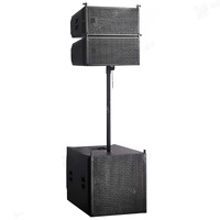 Altavoz Line Array Vason LA10 de 10 Pulgadas, Subwoofer Pasivo de 18 Pulgadas, 1200W de Potencia Máxima, Montaje en Suelo/Estante, Ecológico y Duradero