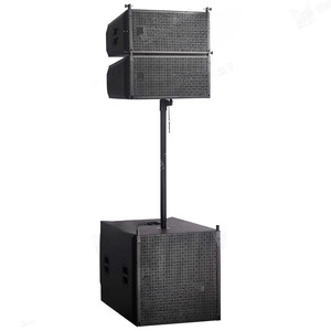 Vason LA10 Enceinte Line Array 10 pouces, Caisson de basses passif 18 pouces, Puissance de crête 1200W, Montage sur pied/étagère pour Théâtre et Concerts - Product Image 1
