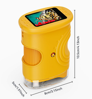 Children's Digital Microscope Toy Outdoor Educational Tool Handheld Magnifier Resin Material