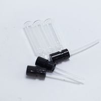 Botol Sampel Parfum Kaca Bening Bulat Kosong Ramah Lingkungan Dapat Didaur Ulang Ukuran 1.5ml 2ml 3ml 5ml dengan Tutup Semprot Mini dan Sablon