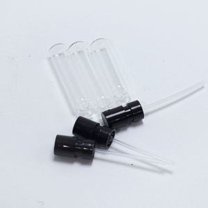 Flacon d'échantillon de parfum rond en verre transparent, vide, personnalisable, écologique et recyclable, 1,5 ml, 2 ml, 3 ml, 5 ml, avec mini pulvérisateur et sérigraphie - Product Image 3