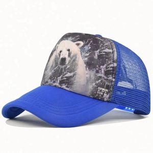 Gorras de béisbol estilo punk al por mayor con estampado en relieve, gorras trucker formales de 5 paneles con corona alta y espalda de malla de espuma - Product Image 5