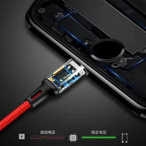 Hot bán 3in1 sạc cáp Nylon bện USB sạc cáp 3 trong 1 đa sạc điện thoại cho điện thoại/Type-C/Android