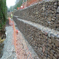Gabion galvanisé à chaud, panier en fil de fer soudé 3D pour mur de soutènement, clôture de jardin et de ranch en PVC