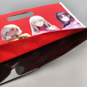 Chenghua Industry Custom Multicolor Printed <b>Tote</b> Bag Square Flat Opening Thickened <b>Plastic</b> General Purpose Casual Style - Product Image 2