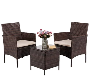 Ensemble <span class=keywords><strong>de</strong></span> canapés <span class=keywords><strong>de</strong></span> <span class=keywords><strong>jardin</strong></span> en rotin tressé démontable Gardenia, best-seller en Australie - Product Image 1