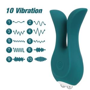 Vibrador Sexy de Bolsillo para Orejas de Conejito, Pinzas para Pezones, Estimulador del Clítoris, Tapón Anal Vaginal, Masturbación Erótica Femenina, Juguete Sexual - Product Image 3