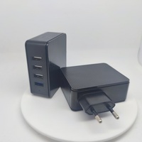 US Home Plug Portable Multi 4 USB 6.8A Power Adapter Wall Mobile Charger