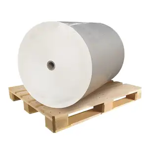 Papel de liberación Jumbo rollo PE papel recubierto papel de silicona con troquelado personalizado