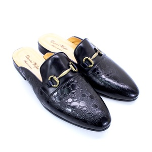 Chaussures mi-chaussons tendance 2021 <span class=keywords><strong>pour</strong></span> hommes en cuir véritable, style décontracté, à enfiler - Product Image 2