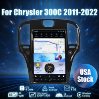 Aucar 14,5 pouces Tesla Android 13 Lecteur multimédia DVD électronique de navigation GPS vidéo pour voiture pour Chrysler 300C 2011-2022