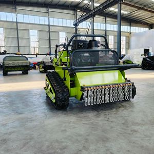 Desbrozadora profesional de 9 HP, 4 tiempos, a gasolina, con control remoto y orugas, para limpieza de terrenos. - Product Image 2
