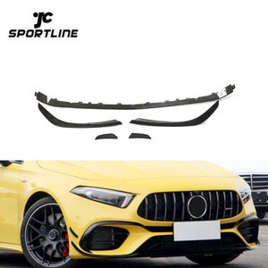 Labio delantero de fibra de carbono para Mercedes Benz Clase A, W177, V177, A200, A220, <span class=keywords><strong>A250</strong></span>, 2019-2020 - Product Image 1