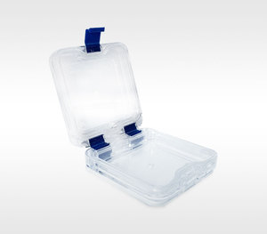 Boîte de rangement pour composants LBTEK EMB20-SET01, polystyrène transparent, 75x75mm, film élastique - Product Image 3