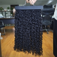 Extensions de cheveux humains vierges Remy naturels vietnamiens en gros, bouclés ondulés, double trame, haute qualité, longueurs de 8 à 32 pouces