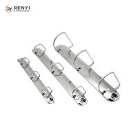 Mécanisme de reliure à 3 anneaux inclinés à ouverture par traction avec anneaux de 52 mm pour classeurs haute capacité et rangement de documents de bureau