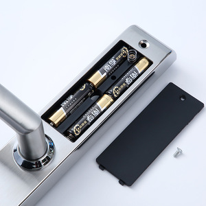 Wenxun Smart <b>Lock</b> Stainless Steel Fingerprint Digital Door <b>Lock</b> For Apartment Hotel Use With Keypad And Card Swipe Function - Product Image 3