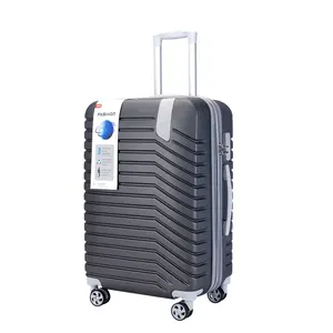 Custom Trolley a strisce verticali ABS PC guscio rigido borsa da viaggio valigia valigetta