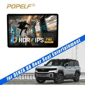 Sistema de Entretenimiento para Reposacabezas de Auto, Monitor de 13.3 Pulgadas, Pantalla Android 13.0, CPU de 8 Núcleos, Pantalla Táctil FHD, WiFi, BT, USB, TV para Auto para Denza B8 - Product Image 1