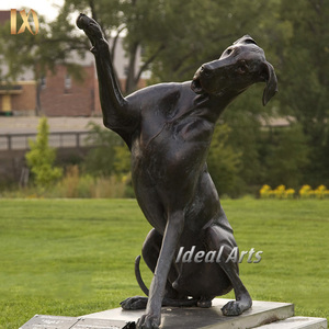 Estatua de perro <span class=keywords><strong>pastor</strong></span> alemán de bronce de tamaño real escultura de Animal de jardín a la <span class=keywords><strong>venta</strong></span> - Product Image 6