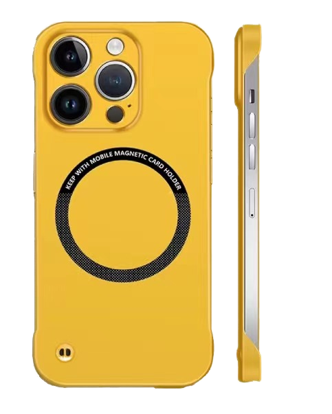 2025 Ultra-Thin Frameless Magnetic Mobile Phone Cases for iPhone 16 Pro Max 15 Plus 14 13 12 11