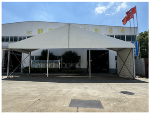 Vente d'usine de tentes de réception en aluminium d'<span class=keywords><strong>occasion</strong></span>, bon marché, blanches, 1500 m², hauteur de la corniche de 5 m, pour événements en plein air, expositions, salons professionnels - Product Image 2