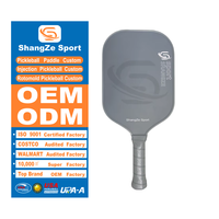 Raket Pickleball Anak-Anak Portabel Berkualitas Tinggi, Disetujui USAPA, Inti Busa EPP Sarang Lebah 16mm Serat Karbon T700 untuk Latihan