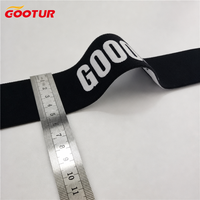 Bande élastique jacquard personnalisée avec logo tissé, ceinture respirante de 35 mm, 40 mm, 45 mm, idéale pour vêtements, sous-vêtements et shorts