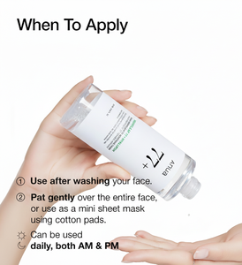 [SAMPLE] Tónico Facial Calmante Heartleaf 77, 250 ml, Tónico Coreano Refrescante e Hidratante para el Cuidado de la Piel Sensible y con Problemas - Product Image 4