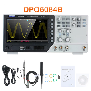 4 Kanaals Digitale Geheugen Oscilloscoop 80Mhz 100Mhz 200Mhz Tafelmodel Oscilloscoop Hantek DPO6084B - Product Image 4