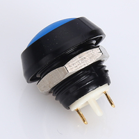 ONPOW Saklar Terminal Pin, Sakelar Tombol Tekan 12Mm 1 Tanpa SPST Sesaat (CE,ROHS)