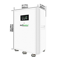 Batterie solaire lithium-ion résidentielle et commerciale EU warehouse 51.2V mb56 628Ah 32kWh, solution de stockage d'énergie 51.2V 628Ah