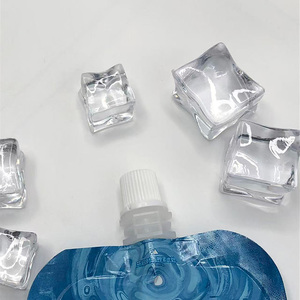 Emballage en aluminium de 300ml à impression personnalisée, sac durable et étanche, pochette à bec debout pour jus d'eau minérale - Product Image 2