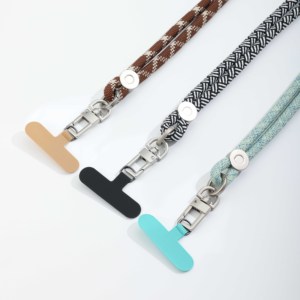 Dễ dàng để đính kèm có thể điều chỉnh Crossbody Vai Vòng đeo tay dây đeo cổ tay nylon dây điện thoại Chuỗi móc chìa khóa túi quyến rũ dây đeo điện thoại - Product Image 3