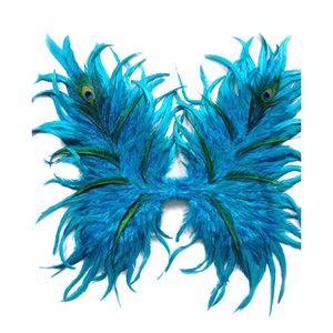 Hermosa pluma <span class=keywords><strong>de</strong></span> gallo ala <span class=keywords><strong>de</strong></span> Ángel para disfraz <span class=keywords><strong>de</strong></span> fiesta <span class=keywords><strong>de</strong></span> Navidad Cosplay baile escenario espectáculo carnaval Halloween decoración festiva - Product Image 3