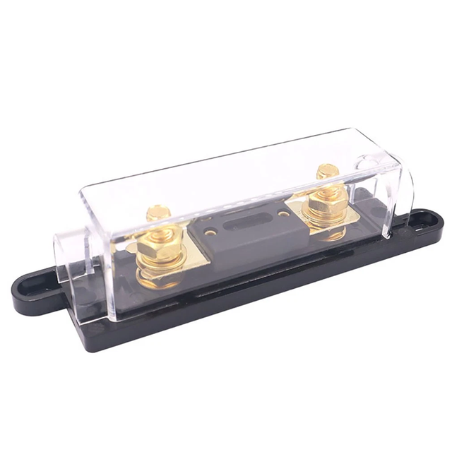 12V 0 4 8 10 Gauge AWG Inline ANL Fuse Block with 100 Amp Anl Fuse Holder for Car Audio