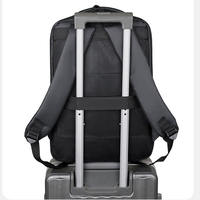 Mochila de Negocios Inteligente Antirrobo Unisex de Lujo, Forro de Poliéster Impermeable, Material Oxford, Cierre de Cremallera, para la Escuela y Viajes