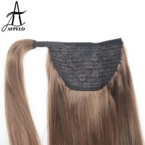 天然巴西头发马尾辫延伸线人发湿波浪马尾辫echthaar - Product Image 5