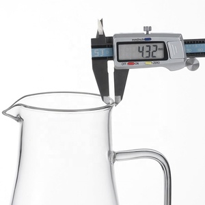 Théière en verre borosilicaté de haute qualité CnGlass 900ML à la main cafetière à infusion à froid bouilloire à thé en verre sûr avec infuseur - Product Image 6