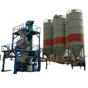 Fully Automatic Putty Powder Production Equipment Dry Powder Mortar Mixing Station