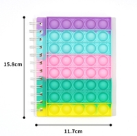 Nouveau carnet à spirale en silicone anti-stress, format A6, avec motif souris, design mignon, durable, idéal comme cadeau