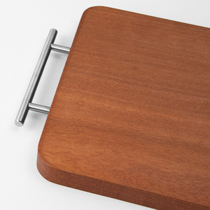 Tabla <span class=keywords><strong>de</strong></span> <span class=keywords><strong>cortar</strong></span> <span class=keywords><strong>de</strong></span> madera grande <span class=keywords><strong>de</strong></span> Pterocarpus Macrocarpus con mango, alfombrilla antideslizante, diseño que ahorra espacio para uso en la <span class=keywords><strong>cocina</strong></span> - Product Image 3