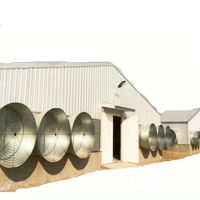 Conception de construction préfabriquée moderne pour le type de lumière de maison de porcherie du service de traitement de coupe de soudure d'usine chinoise